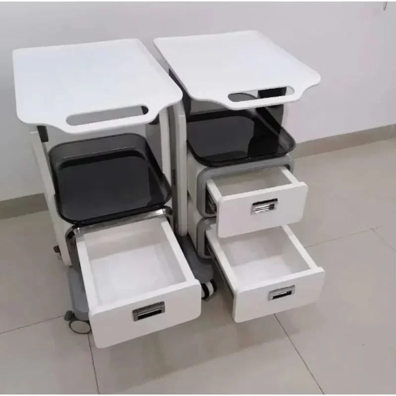 instrument cart dedicated to beauty salon ear collection tool trolley mobile storage shelf small trolley Hot sales