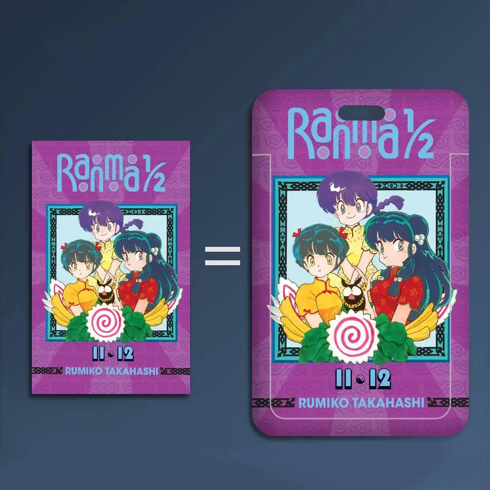 Anime Ranma 12 Lanyard For Keys Chain Credit Card Cover Pass Charm Straps ID Badge Holder Key Accessories Gifts