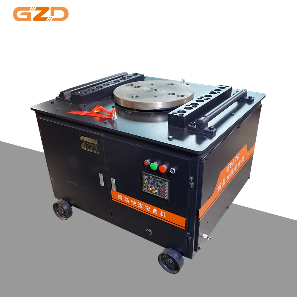 

6-40mm Round Flat Bar GW50 Rebar Bar Bender Rebar Bending Machine