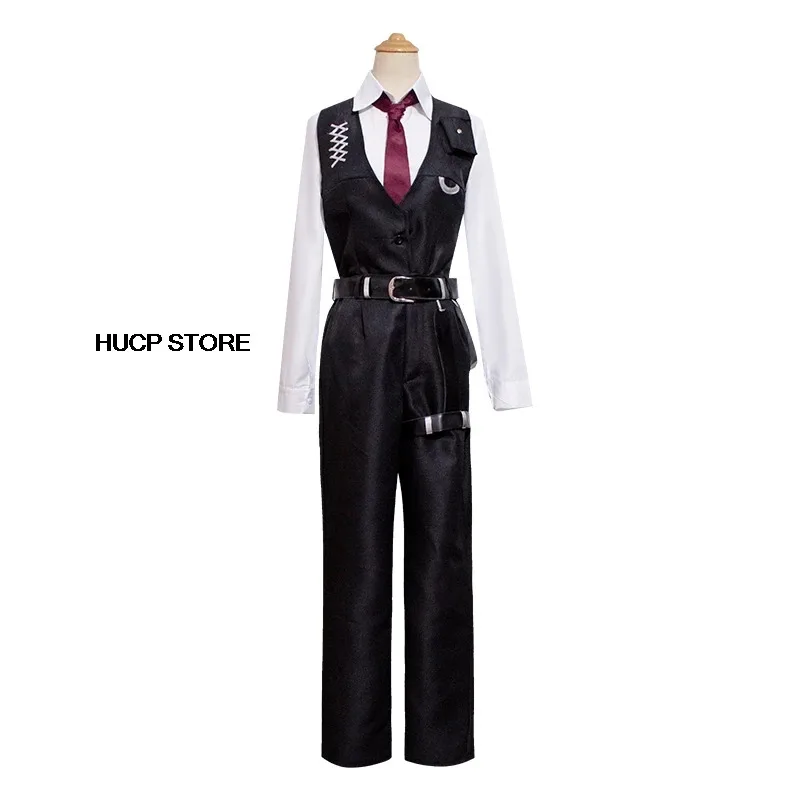 DY20Game Limbus Company Yi Sang Hong Lu Faust Cosplay Costume Black Uniform Cloak Anime Role Play Halloween Carnival Christmas P