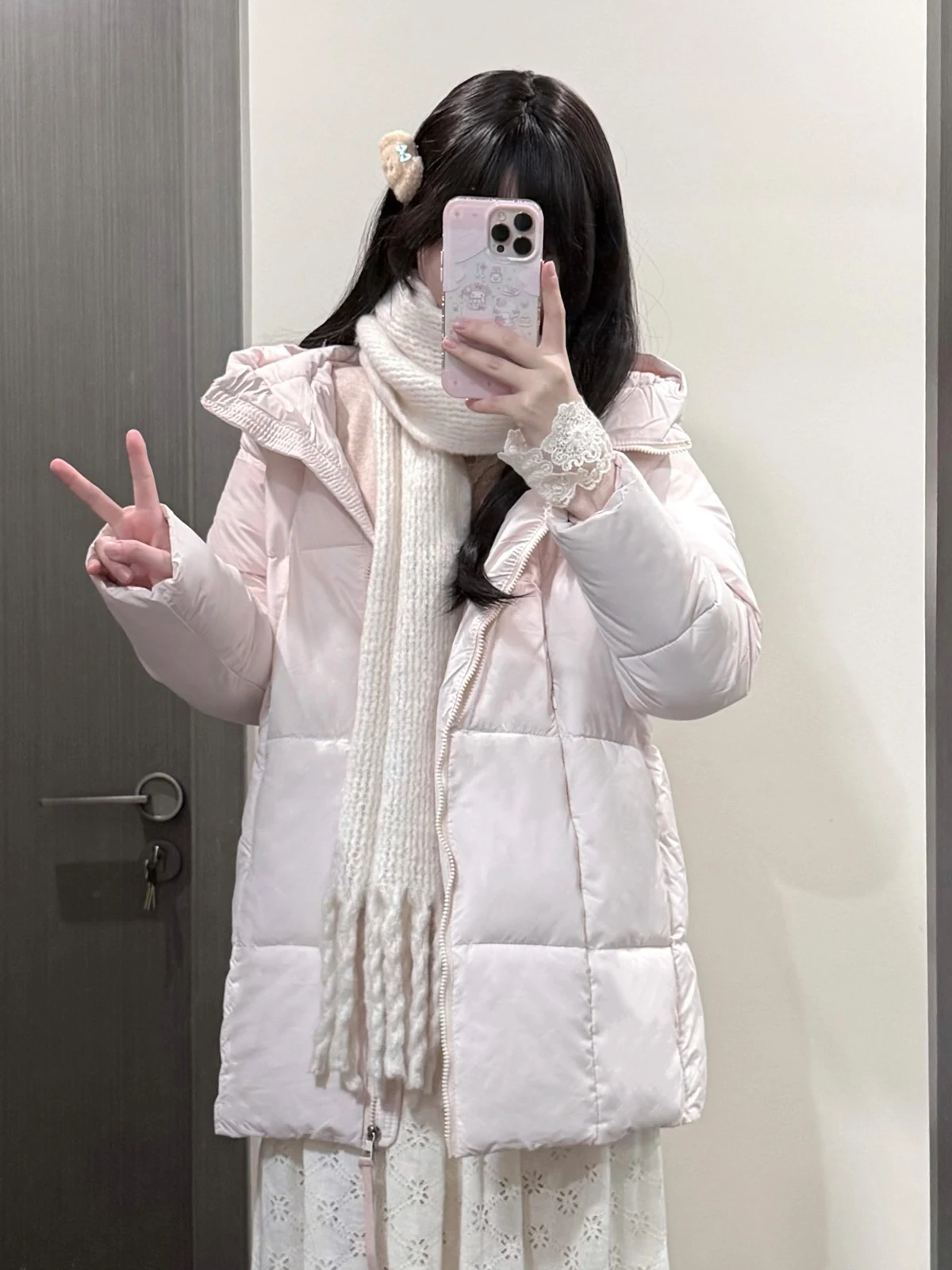 

Women's Loose Fit Hooded Thiened Cotton Jaet Autumn Winter Warm Bread Sle Outerwear Zipper Closure Long Sve Regular ...