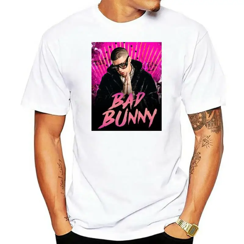 Bad Bunny Tour 2022 White T-Shirt Tee