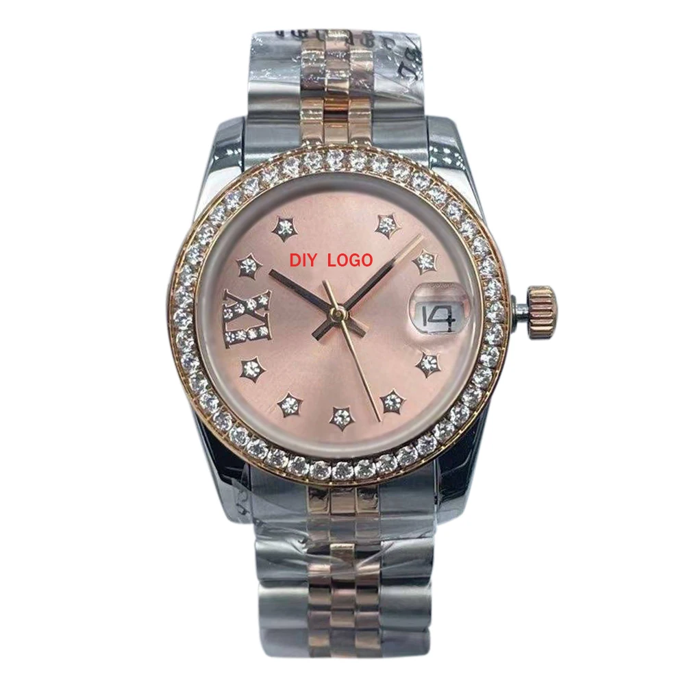 31mm luxury Watches for Women – Elegant Stainless Steel Chronograph with Auto Date for a Polished Business Style