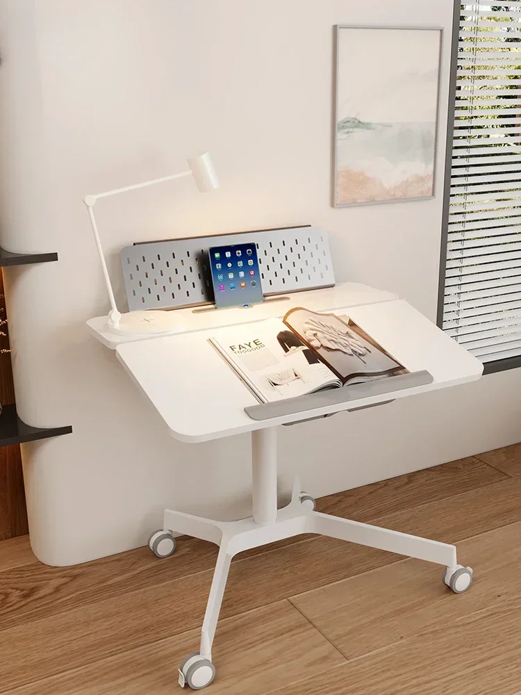 Nordic Removable Bedroom Office Desk Long White Home Lift Children Study Desk Folding Computer Table Book Mesa Office Furniture