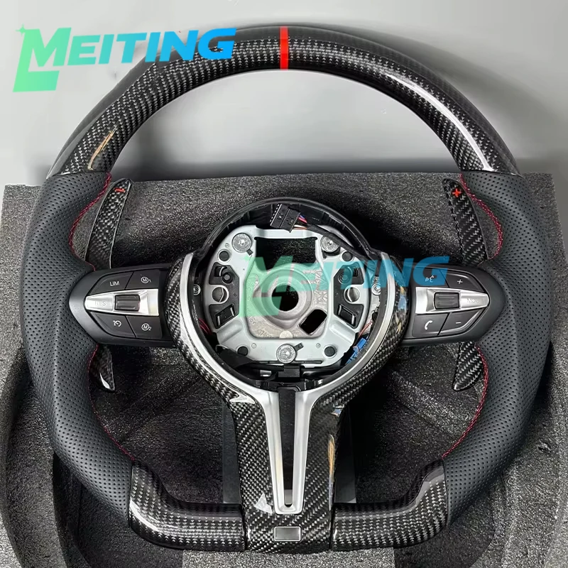 Suitable for BMW M-series steering wheel F10 F11 F20 F21 F30 F22 F23 F48 M3 M5 M6 carbon fiber steering wheel automotive parts