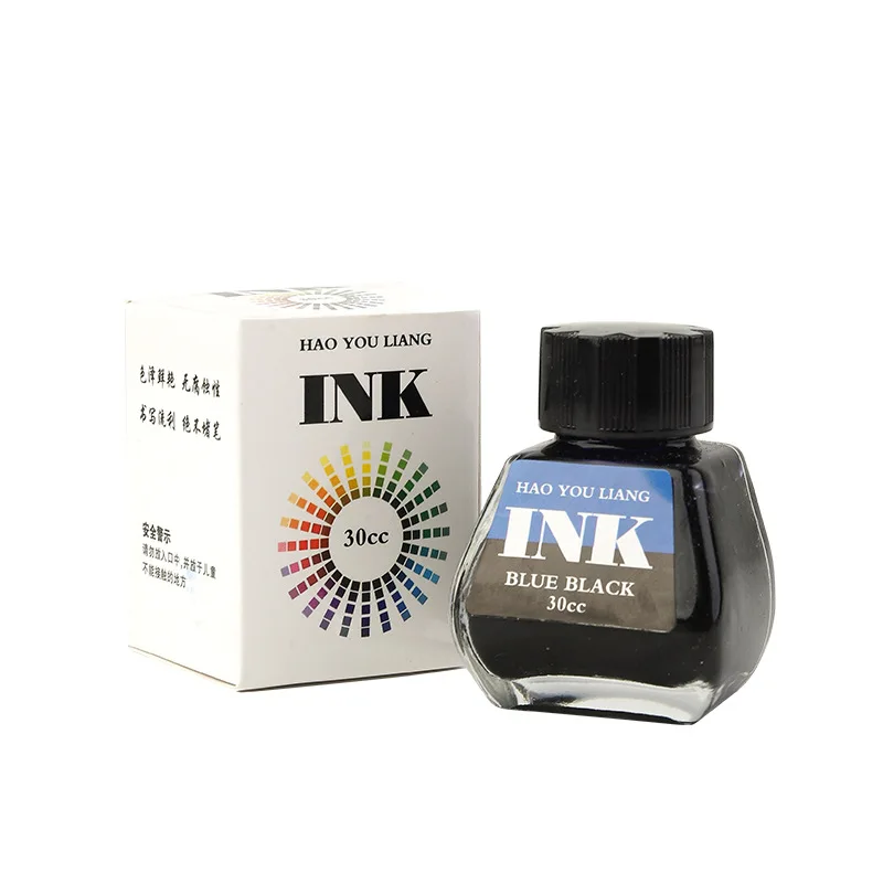 30cc Drawink Ink 16 Colours Ink Dye Type Non-Carbon Non-Clogging Fountain Pen Ink Coloured Ink Fountain Pen Light Colour Ink - view 6
