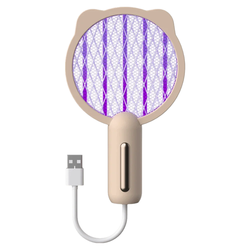 

USB-лампа от комаров с УФ-излучением, портативный дизайн, 2-в-1, безопасная для детей, электрическая мухобойка, мини-USB-уничтожитель комаров для домашнего использования