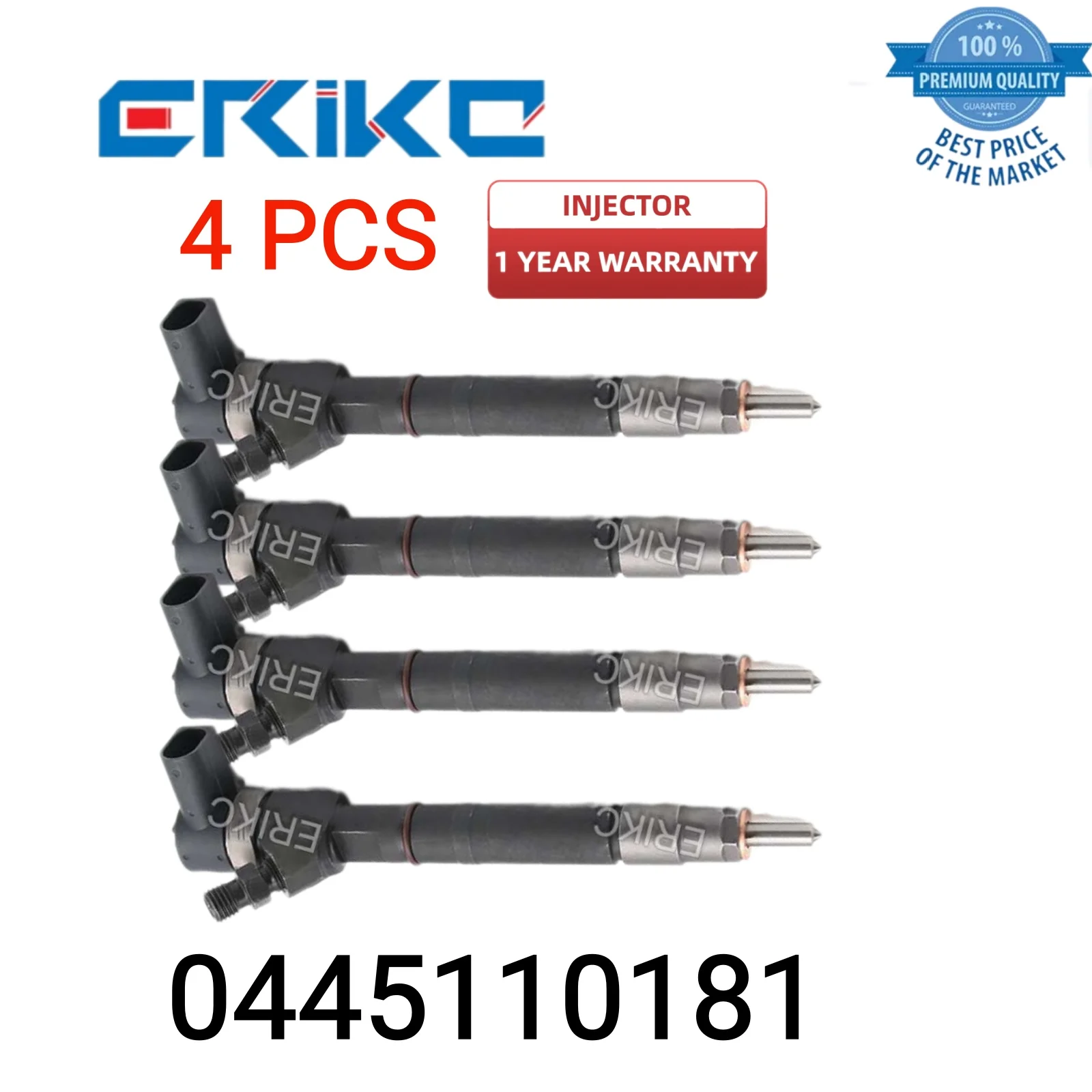 

4 PCS 0445110181 Fuel Injector 0 445 110 181 Auto Engine Injector 0445 110 181 Injector Car 0986435055 for Dodge Sprinter