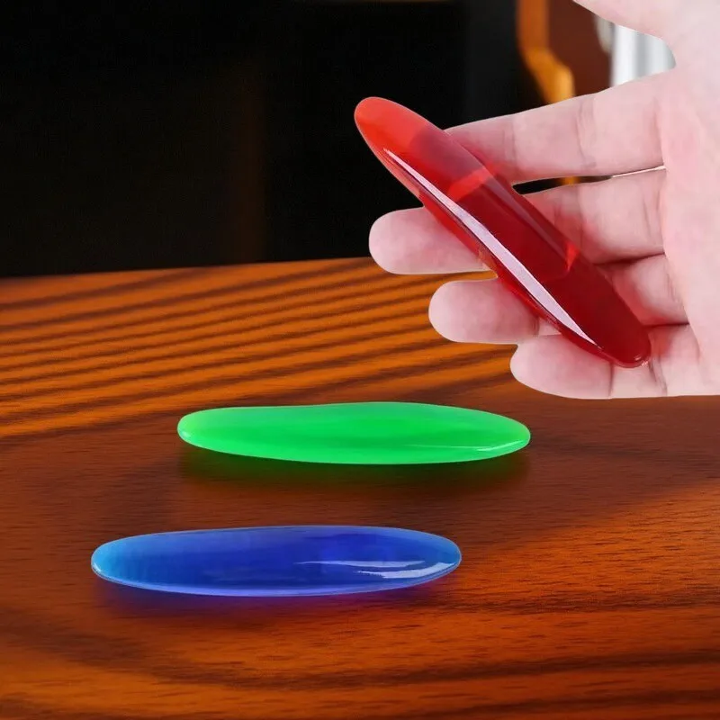 2pcs Funny Spinning Around Stone Magic Props Magic Rotating Bar Scientific And Creative Toys Magic Boat Gift Rattleback Rock