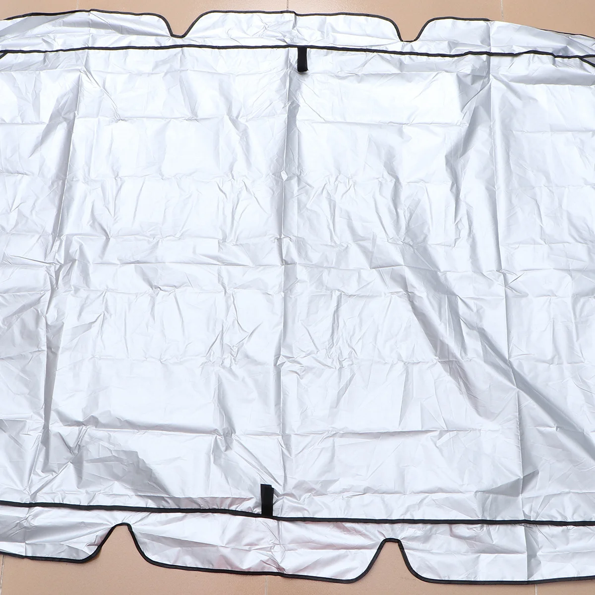 1 قطعة البوليستر سوينغ المظلة استبدال Pa طلاء مقاومة للماء صدفي حافة حديقة سوينغ غطاء شرفة في الهواء الطلق الظل رمادي #6