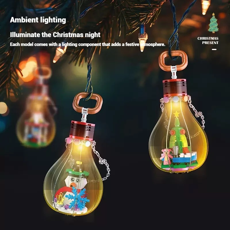 Giocattoli natalizi, regali, decorazioni per la casa, alberi di Natale, modelli di Babbo Natale, blocchi di costruzione, regali natalizi per bambini