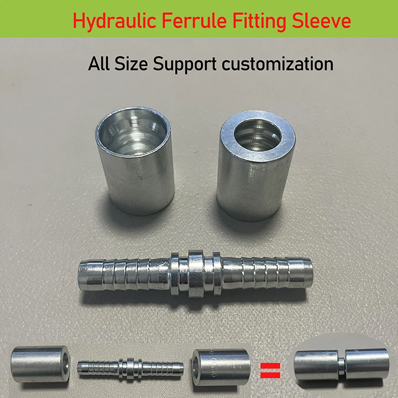 

Hydraulic Ferrule Joint without Holding Type Sleeve, Sleeve Sleeve Shell, Hydraulic Steel Wire Hose, Squeeze Tube, 6 -32mm