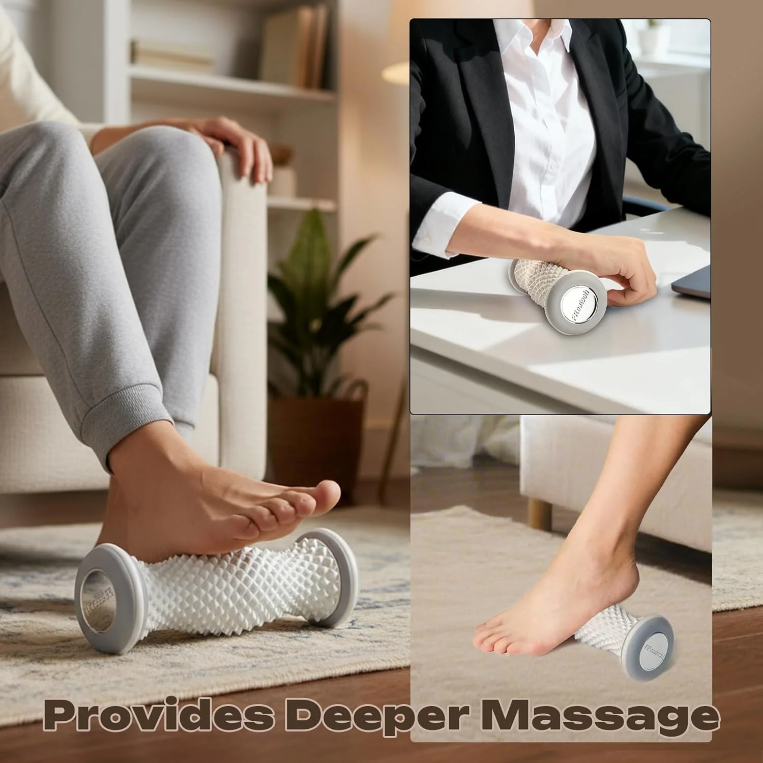 발 마사지 롤러 근육 이완, 족저근막염 완화, 발뒤꿈치 - Reflexology Foot Roller 리뷰 및 가격
