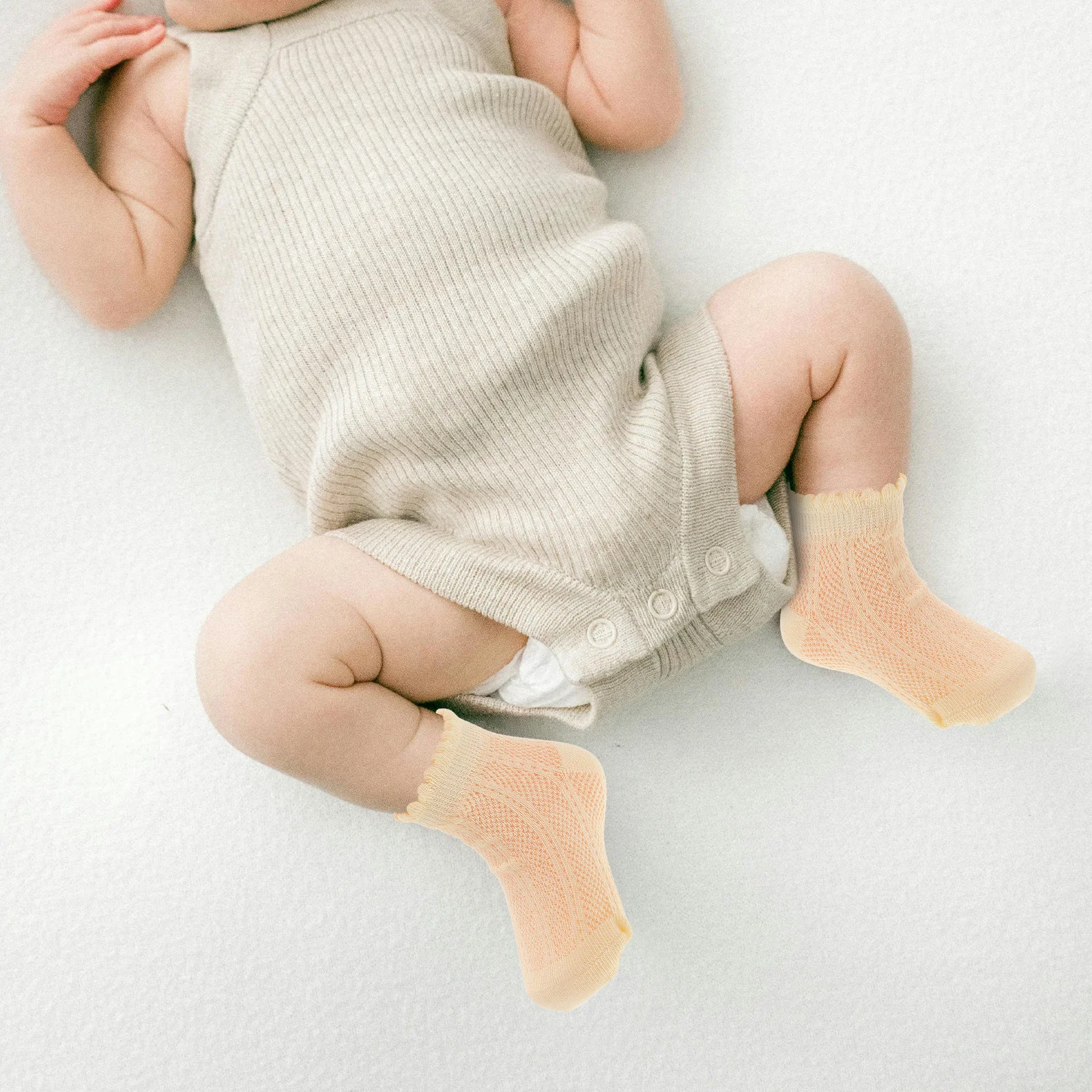 

3Pairs Baby Breathable Cotton Socks Princess Lace Edge Summer Thin Socks for Toddler Infant Girls Infant Ankle Sock