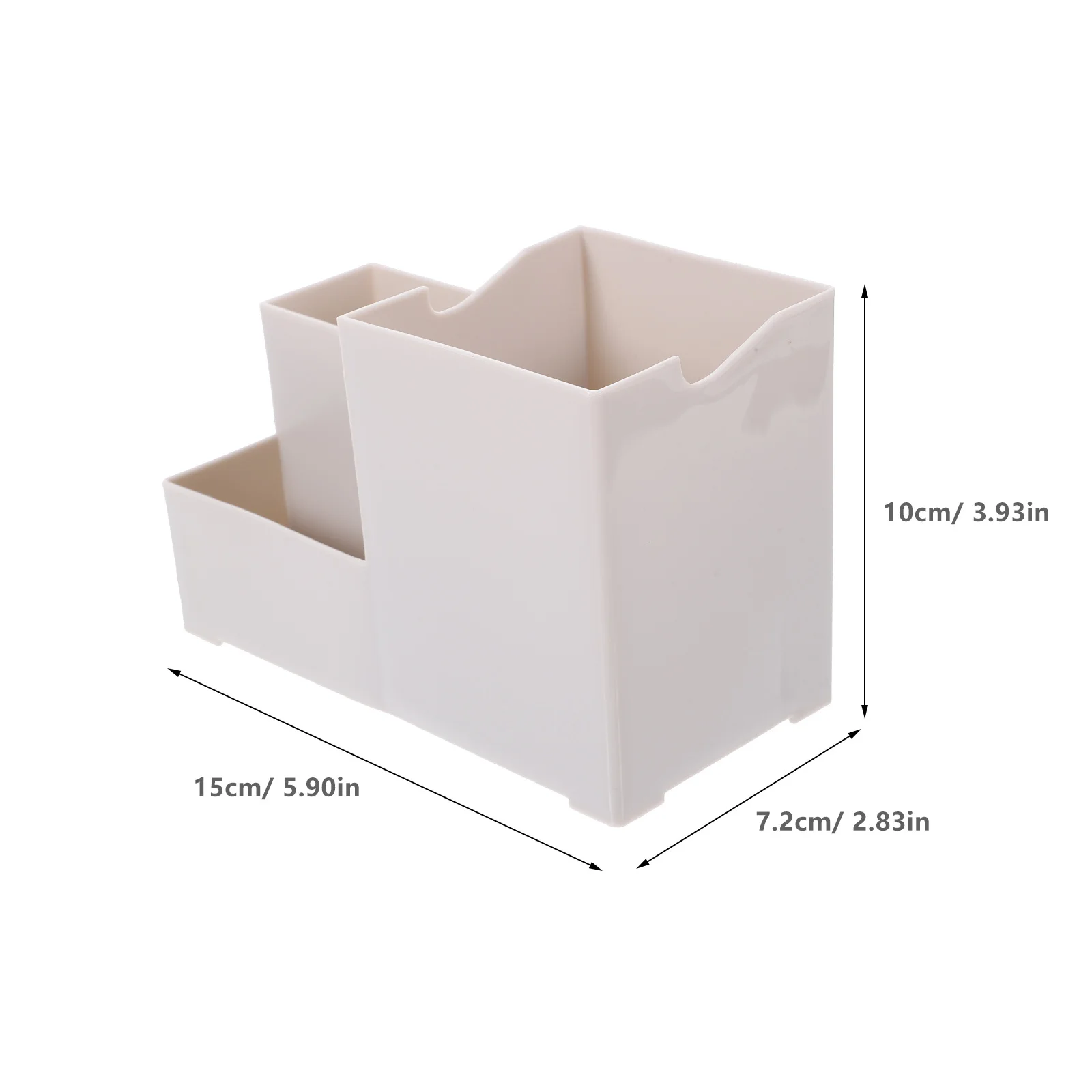 Large Capacity Desktop Organizer Box Multi-Grid Storage for Office Home School Supplies Remote Control Phone Pens Makeup Brushes