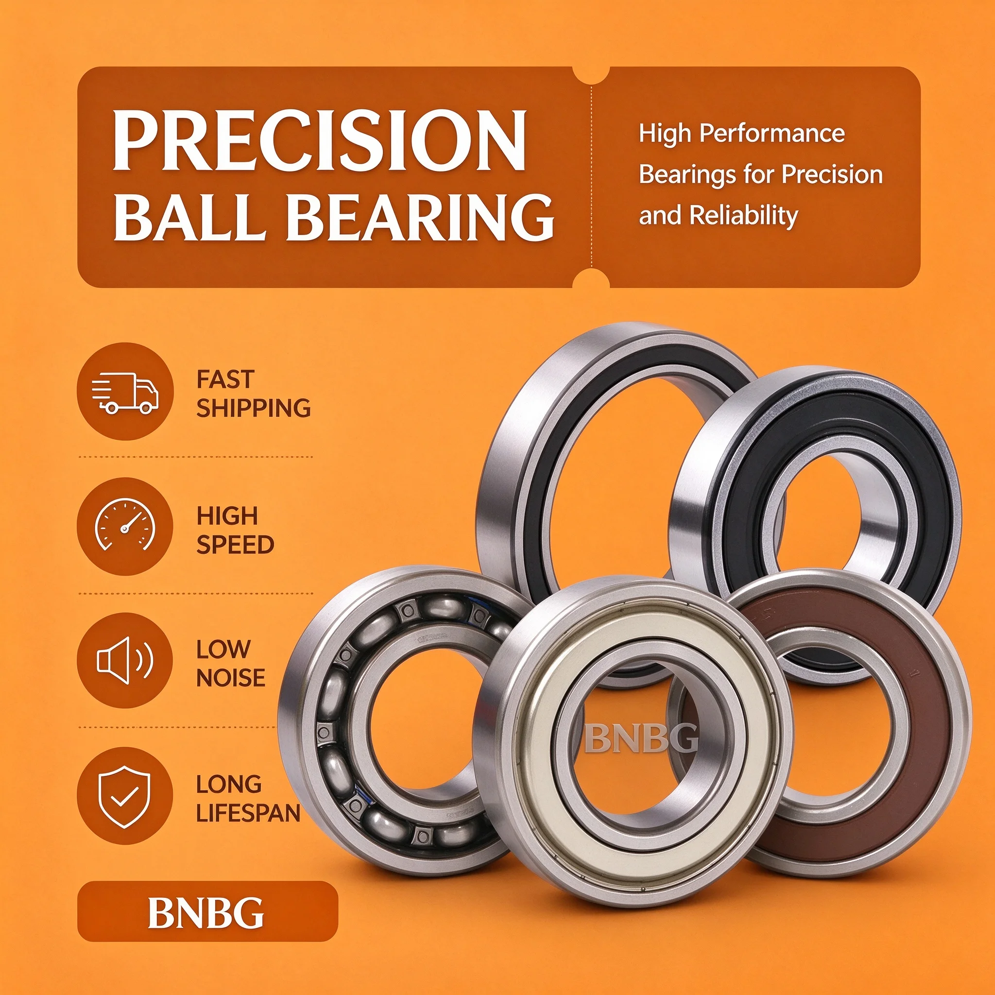 NSK Deep Groove Ball Bearing ZZ VV DDU 6006 6007 6008 6009 6010 6011 Motor Bearing Electric Motor Bearing Industrial Bearing