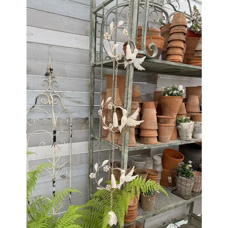 Garden groceries, hummingbird wind chimes