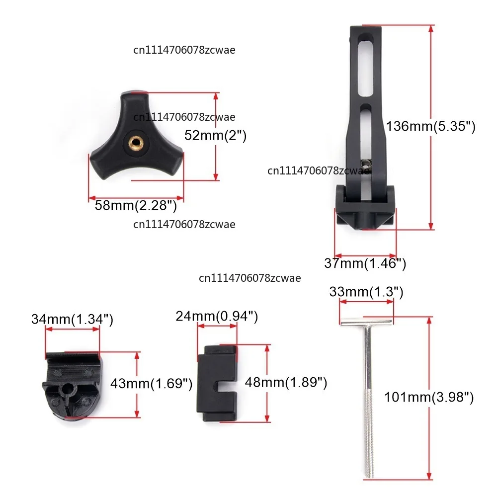 zoci-for Truck Bed Cover Clamp,T-Bolt Fastener Buckle Accessories for Tri-fold Tonneau Cover,Pickup Truck Cargo Box Fixing Clips