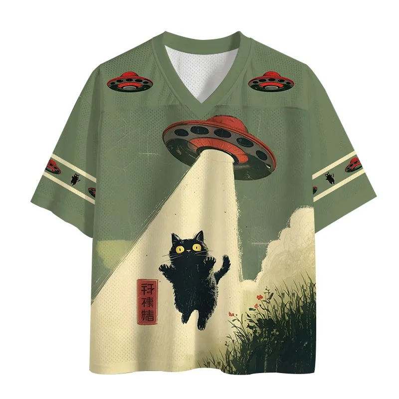 2026 Meistverkaufte Sport-Kurzarmshirts, Beliebte V-Ausschnitt Kurzarm-T-Shirts, Sport-Designermesh-Strickshirts der Premiumklasse