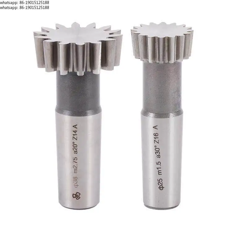 Involute taper shank shaper 25M1 pressure angle 30 degrees 38M2 α 30 ° inner tooth spline cone insert