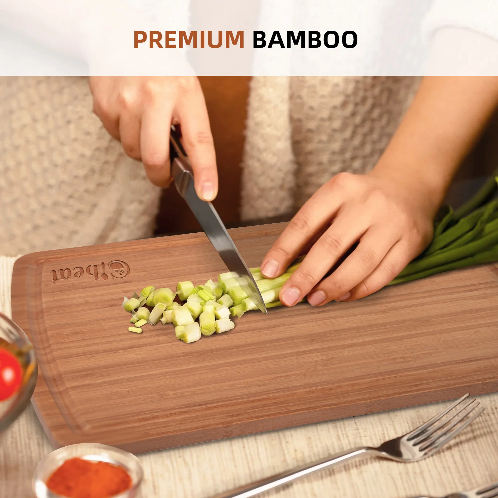 Kitchen Bamboo Cutting Board Large rectangular Stove Top Cover Noodle Wood Board Turkey Carving Meat Fruit Cutting Board