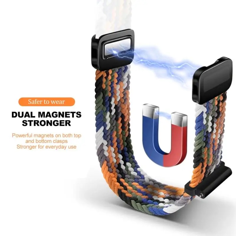 Magnetisches Nylon-Armband für Samsung Galaxy Fit 3, Sport-Zubehör, verstellbares Ersatzarmband für Galaxy Fit 3. – Detail 5