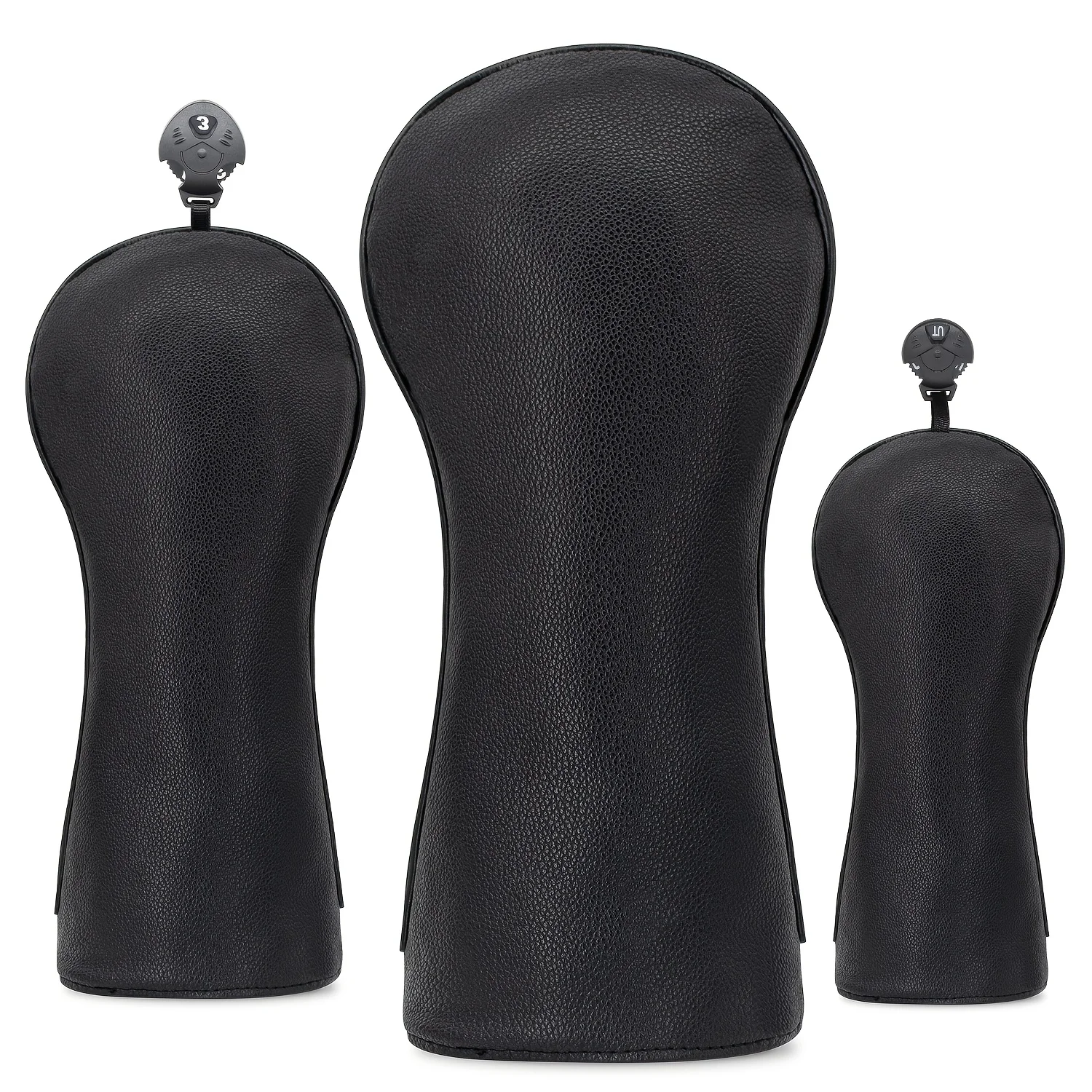 Protective And Stylish Head Covers for Golf Clubs, Suitable for 1 Wood, 3/5 Wood, And Utility Wood. These Durable Covers