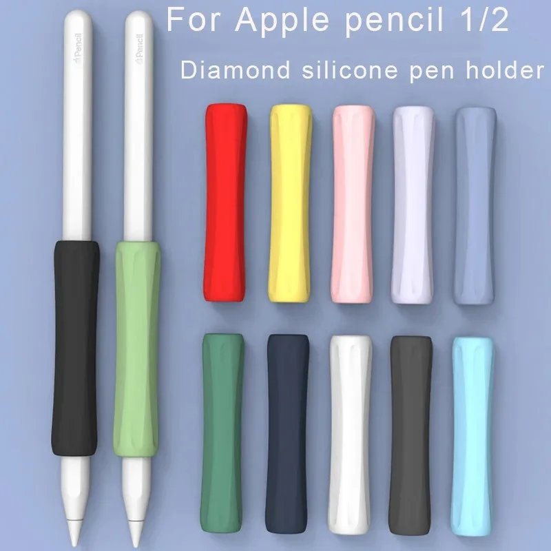 Stylus Cover Silicone For Apple Pencil Pro 1 2 ​3 Touch Screen Pen Grip Case Shockproof Anti-Scratch Protective Sleeve Pencil