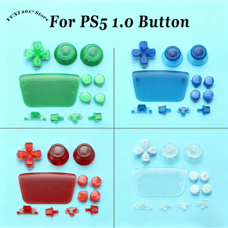 1 Satz Controller-Tasten, 12-teiliger Satz Tasten, geeignet für PS5 1.0 Controller-Tasten, Wartungszubehör