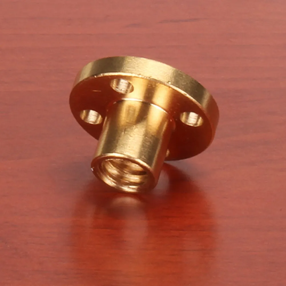 

4Pcs 3D Printer Accessories T8 Lead Screw Nut Brass Trapezoidal for 8Mm 4-Start Screw Stepper Motor Cnc Machine Tool