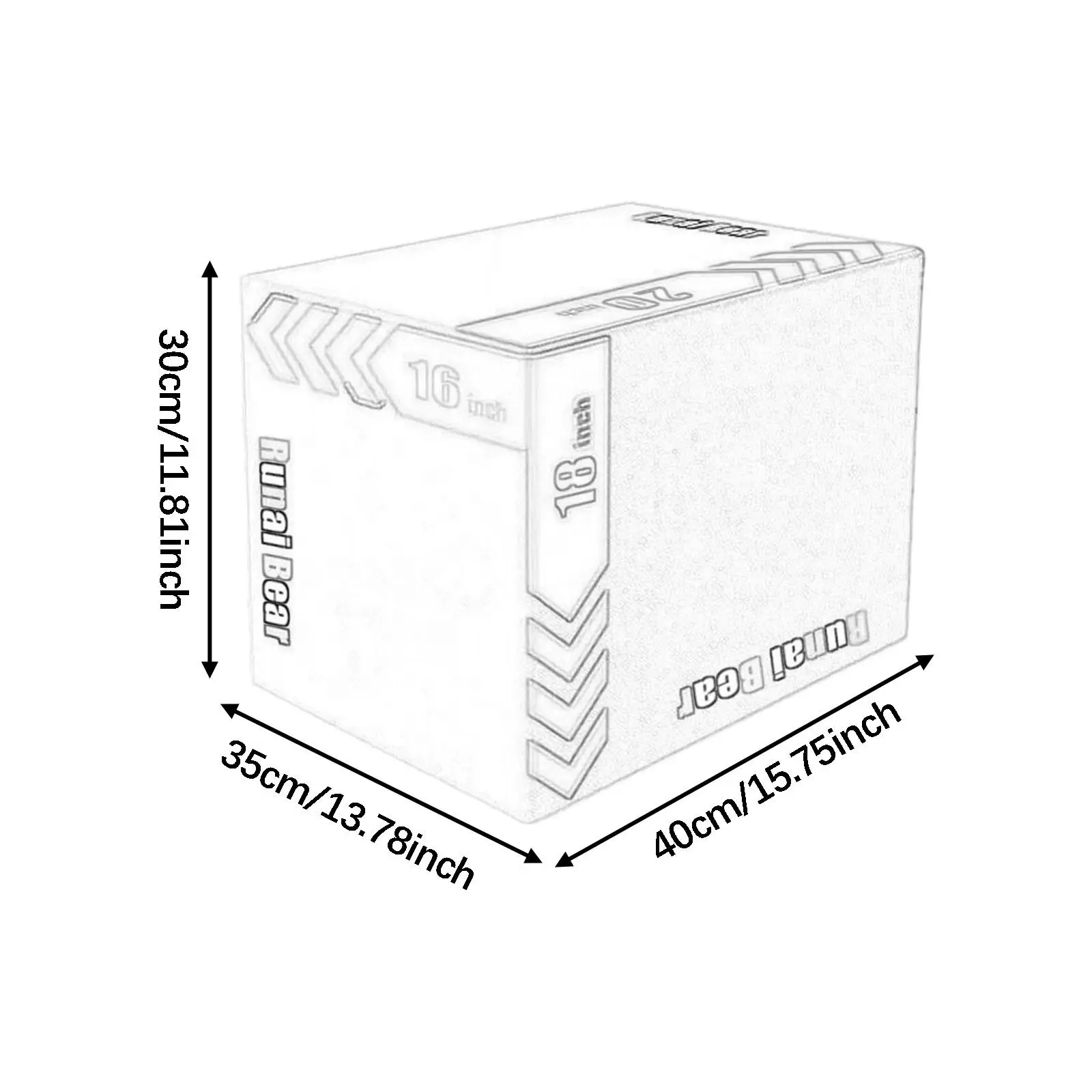 صندوق القفز الهوائي عالي الكثافة ومقاوم للعرق ومتعدد الوظائف لتدريب القوة في صالة الألعاب الرياضية والتكييف والتمارين المنزلية