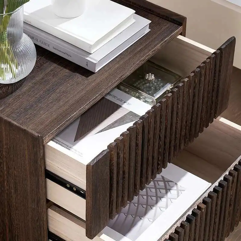 

Bedroom Created Bedside Table Comfortable Wooden Reception Storage Bedside Table Cabinet Mobile Mesita De Noches Home Furnitures