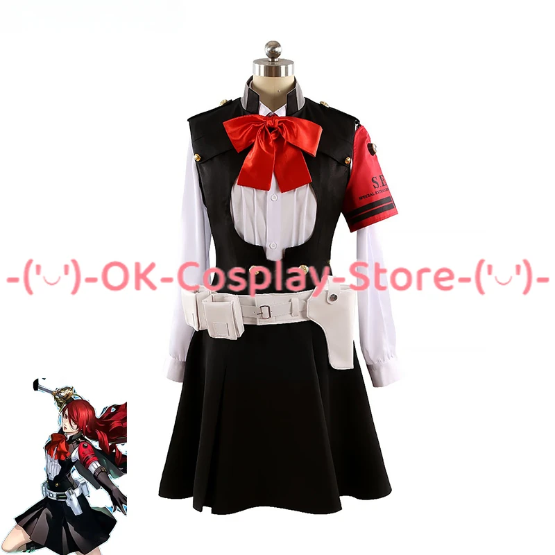 

Game P3R Mitsuru Kirijo Cosplay Costume Women Cute Dress Halloween Carnival Uniforms Party Suit Custom Made