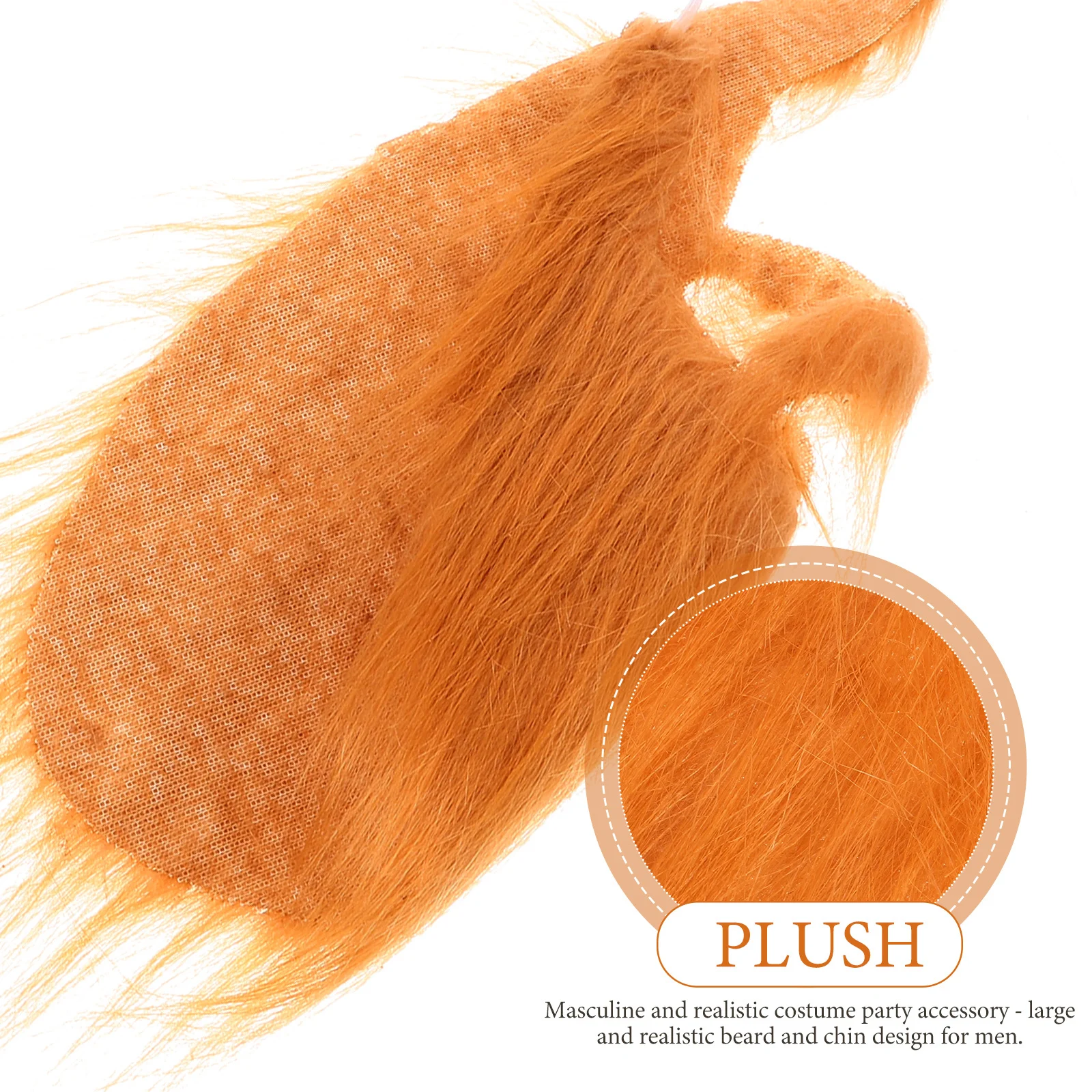 Accessorio per barba realistico per uomo Accessorio per costume per capelli finti facciali Festa di cosplay di Halloween Migliora l'attractività