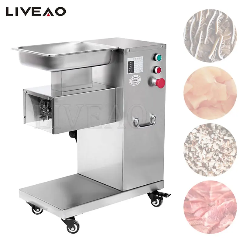 

Meat Slicer Cutter Stainless Steel Electric Potato Radish Slicing Machine Vegetables Chopper