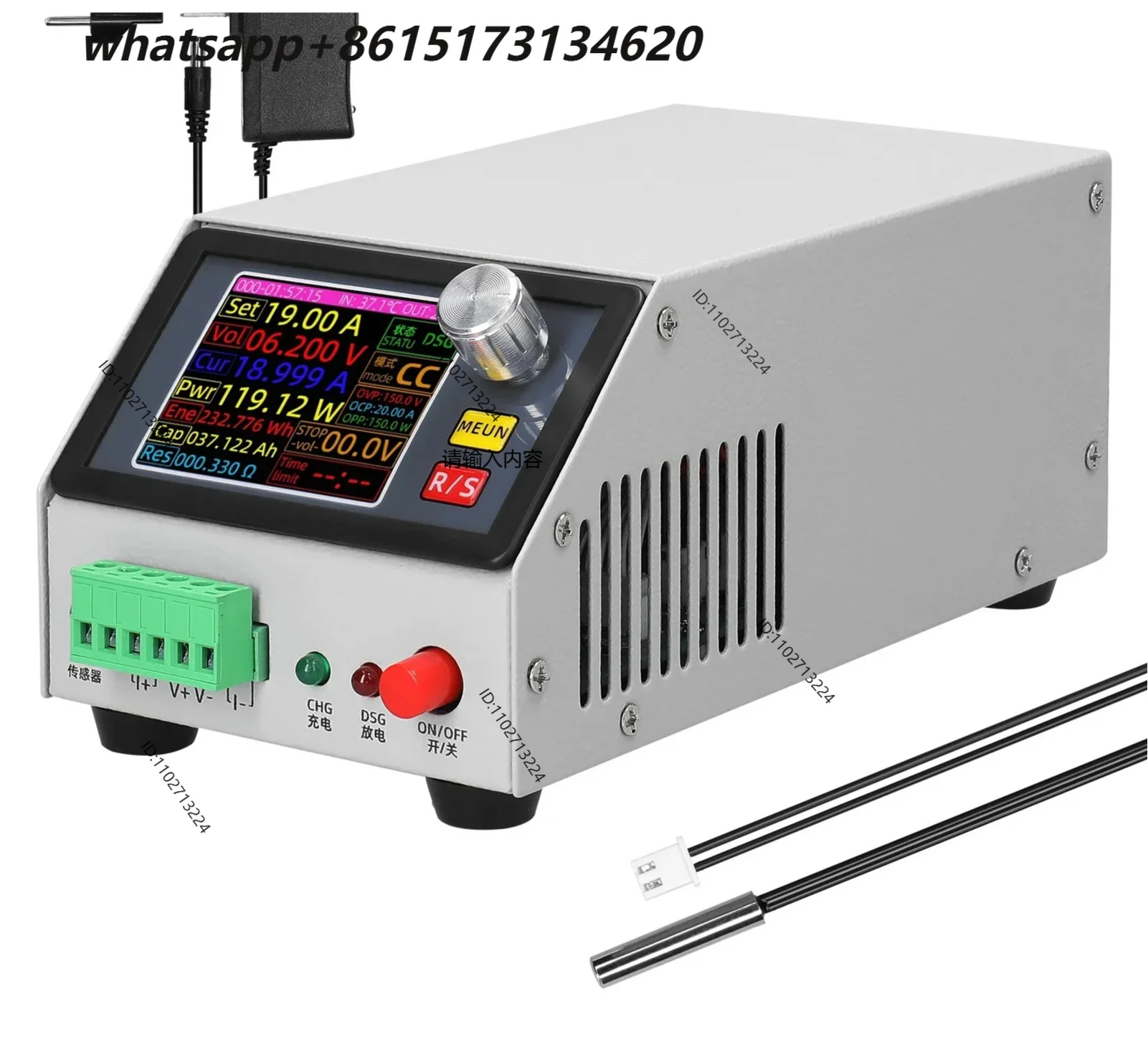 2.4inch Color Screen Electronic Load Support Constant Current/Power/Resistance Mode with Data Calibration Parameter Setting