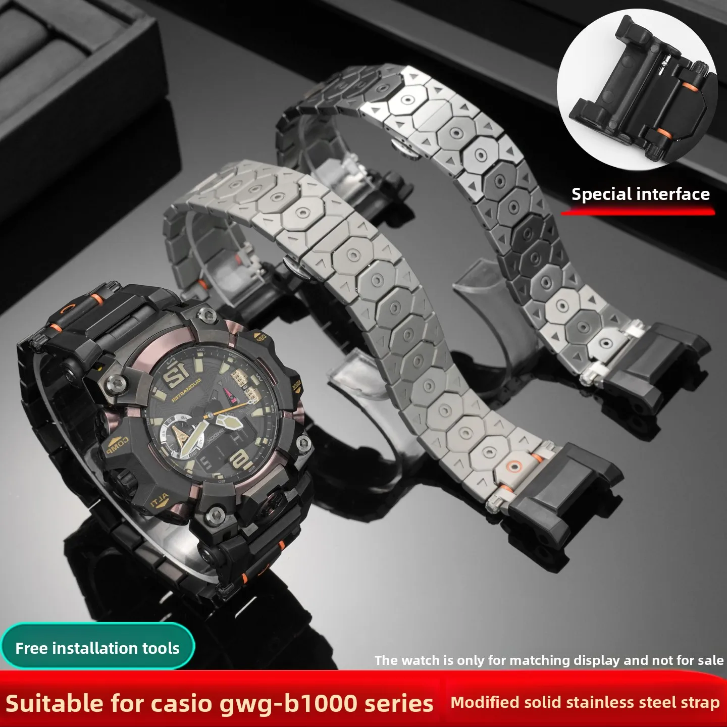 

Для Casio G-SHOCK GWG-B1000 модифицированный ремешок для часов из нержавеющей стали, мужской модный спортивный металлический ремешок для часов, сменный браслет, аксессуары