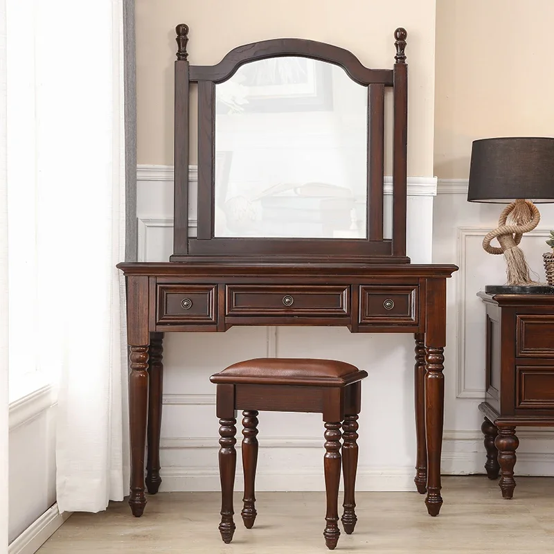 Stool Modern Drawers Dresser Eithe Girl Makeup Dressing Bedroom Mirror Table Storage Living Room Coiffeuse De Chambre Furniture