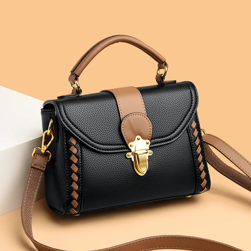 

Women's High Quality Leather Large Capacity Handbags 2023 Women's Luxury Retro Handbags Brand Designer Shoulder Messenger Bag