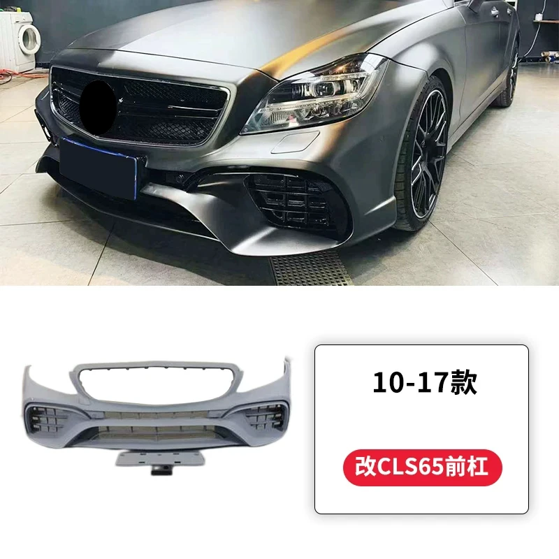 

Car Body kit for Mercedes Benz CLS-Class W218 CLS300 CLS350 2010-2017 upgrade to CLS65 Front bumper Assembly surround