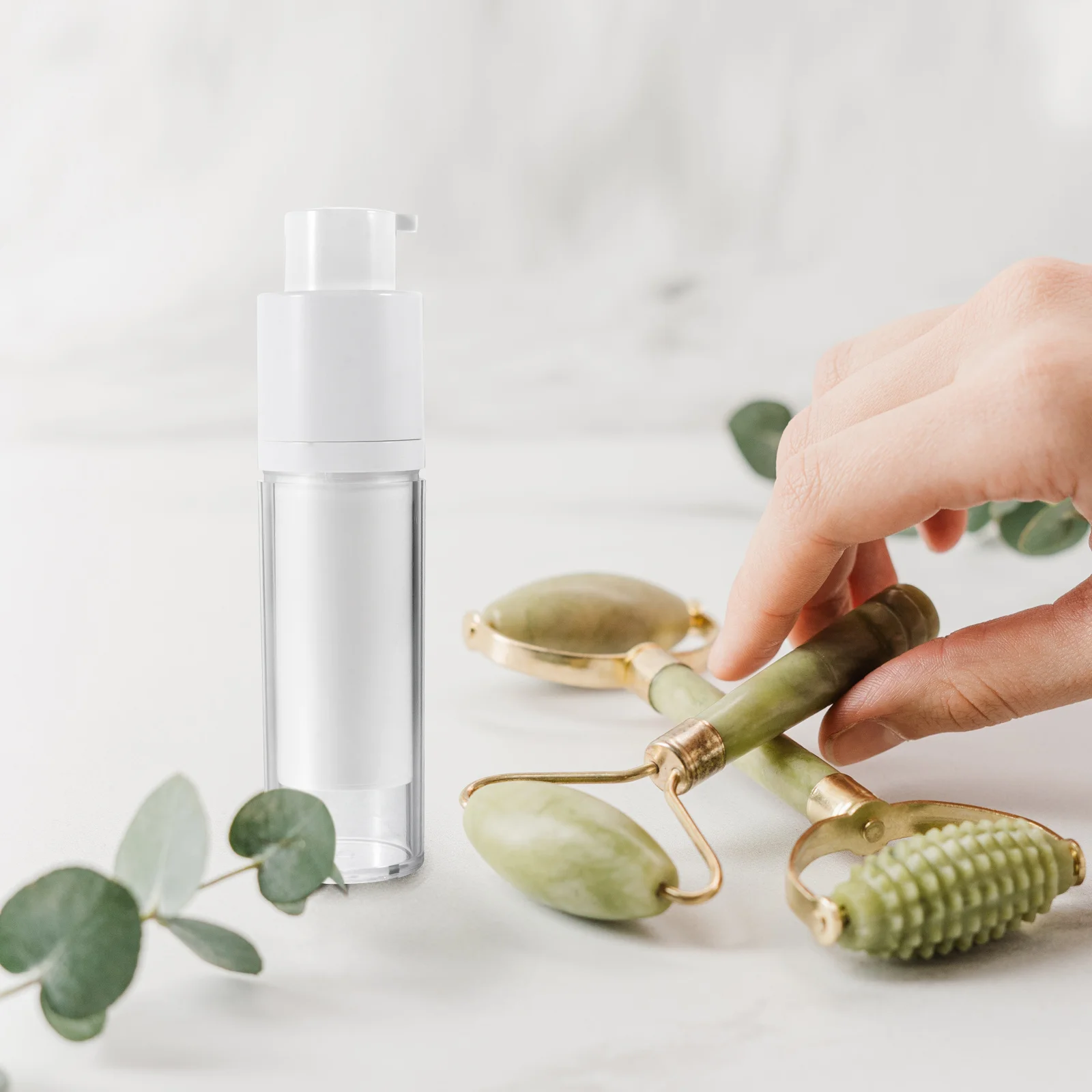 Bouteilles sous vide à capuchon rotatif, 2 pièces, conteneurs de voyage légers et durables étanches, multifonctions rechargeables