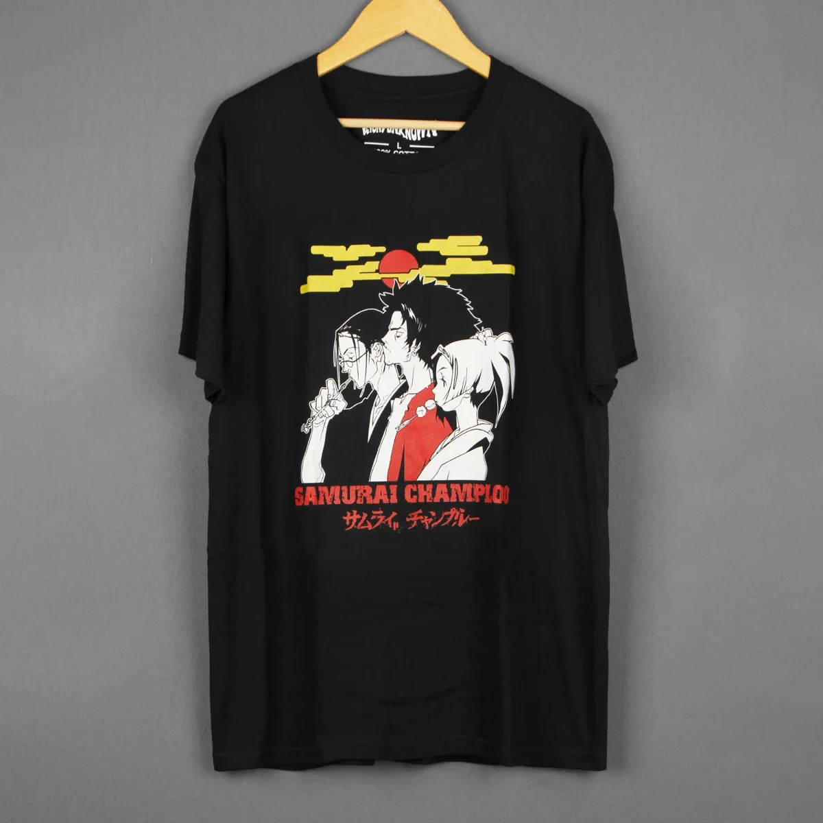 Samurai Champloo T-Shirt Japanese Anime Shinichiro Watanabe Cowboybebop Men Summer Cotton Tee Shirt