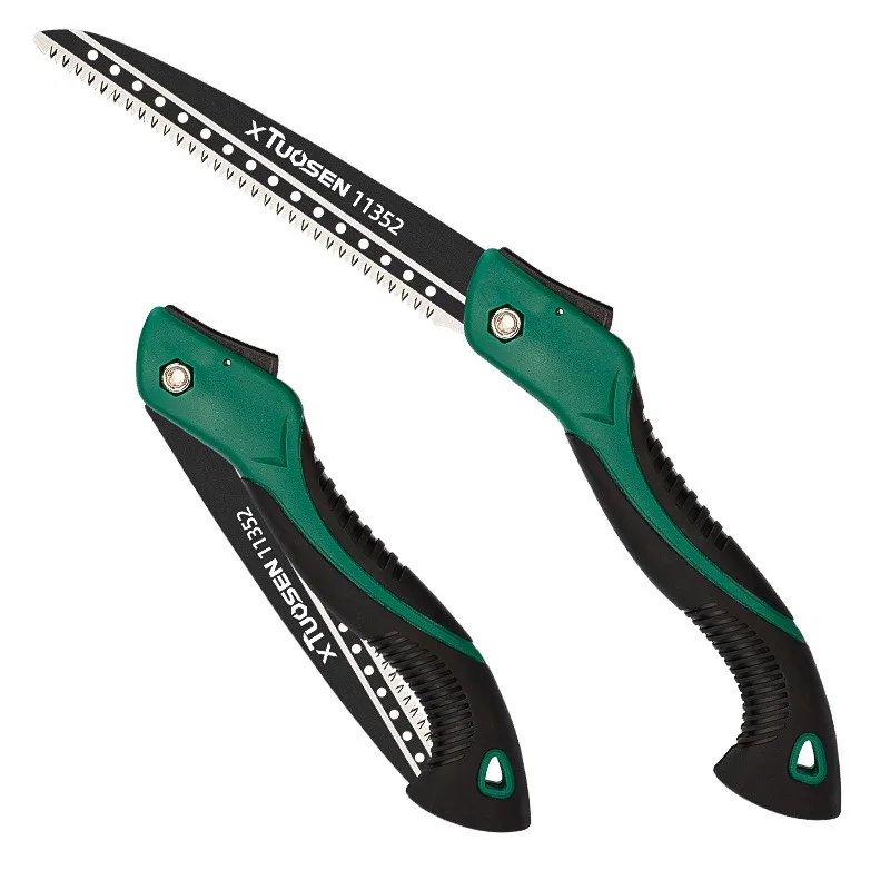 Tuosen hand saw, woodworking folding saw, household small hand saw, tree cutting woodworking saw, logging saw