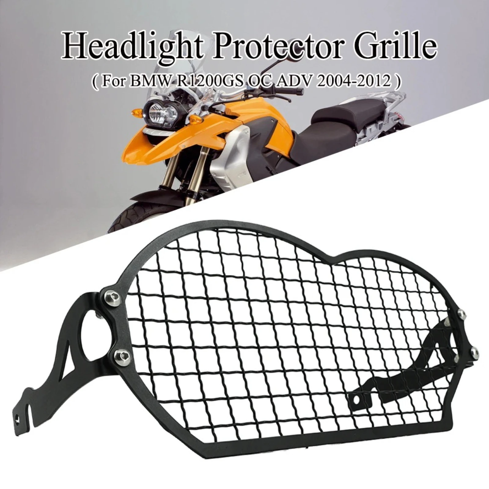 Motorcycle Head Light Protcion Guard Cover Headlight Protector Grille For BMW R1200GS Adventure R 1200 GS R1200 OC ADV 2004-2012