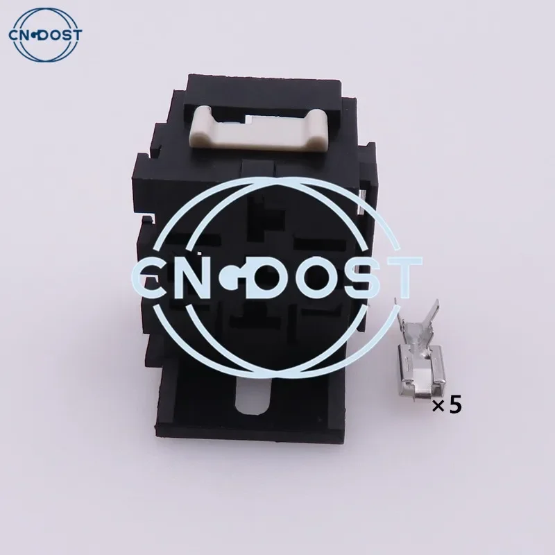 

1 комплект, 5-контактный разъем переменного тока в сборе, автомобильное страховочное реле, держатели реле для автомобиля