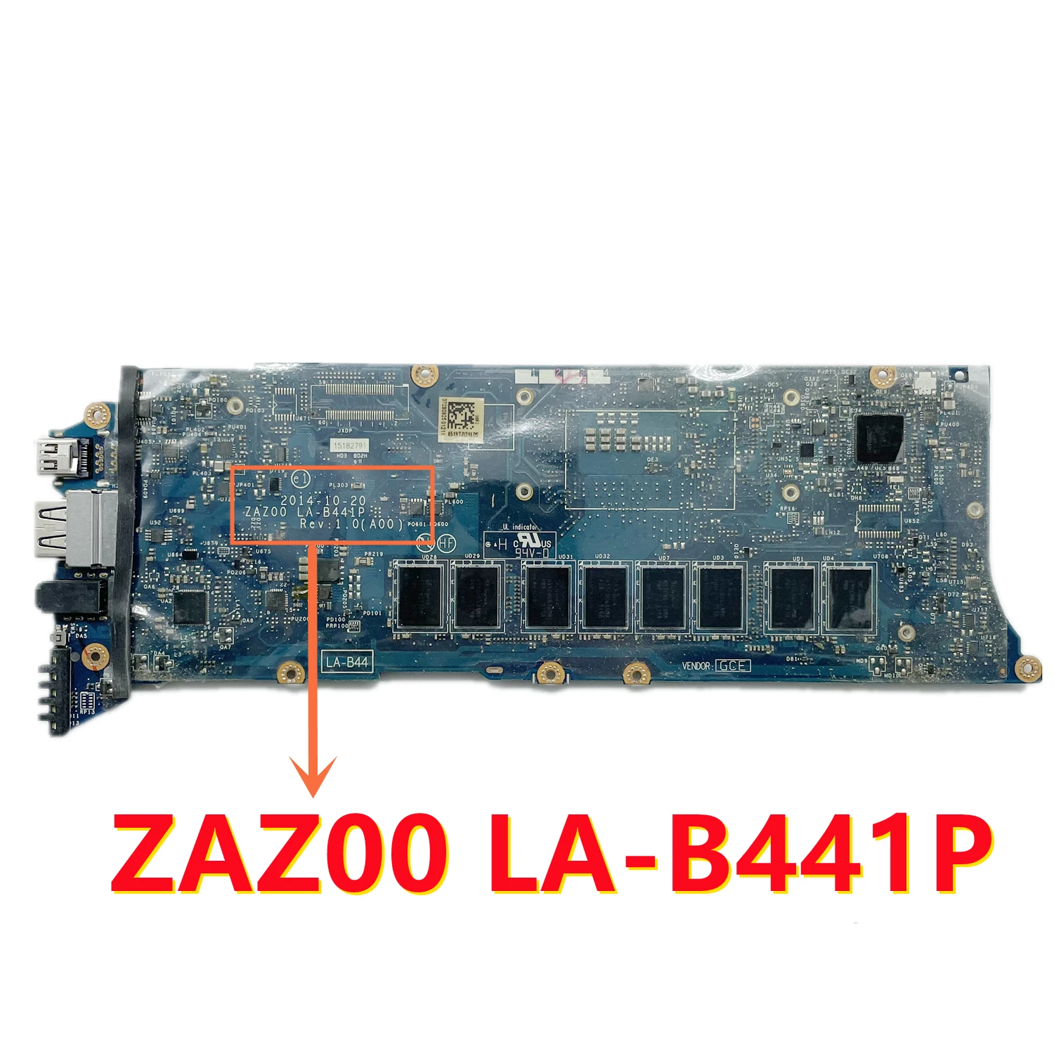 ZAZ00 LA-B441P For dell XPS 13 9343 P54G Laptop Motherboard With I5-5200 I7-5500 CPU 4GB/8GB RAM CN-0KHVRF 0KHVRF CN-09K8G1