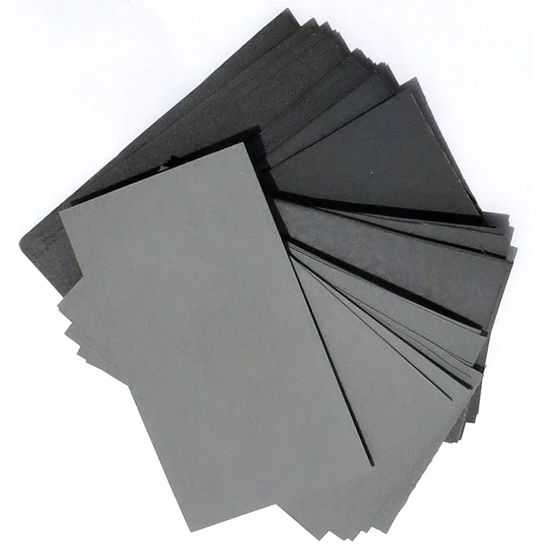 70Pcs Durable Wet Dry Sandpaper 600/800/1000/1200/1500/2000/2500 Grit Abrasive Paper Sheets For Sanding Wood Furniture