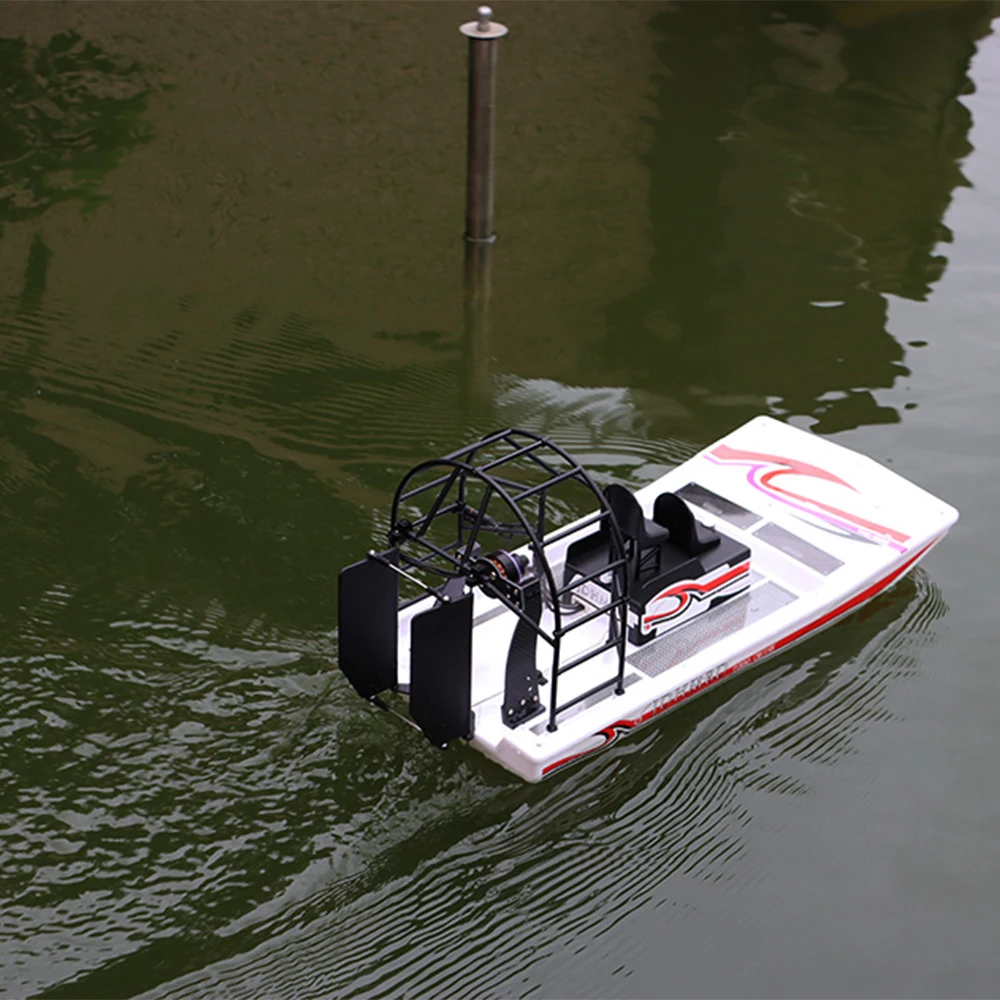 JDHMBD RTF KIT Palude ad alta velocità Dawg Barca Grande vendita Turbo Cruise RC Barca a vento senza spazzole ad alta velocità Telecomando Due canali