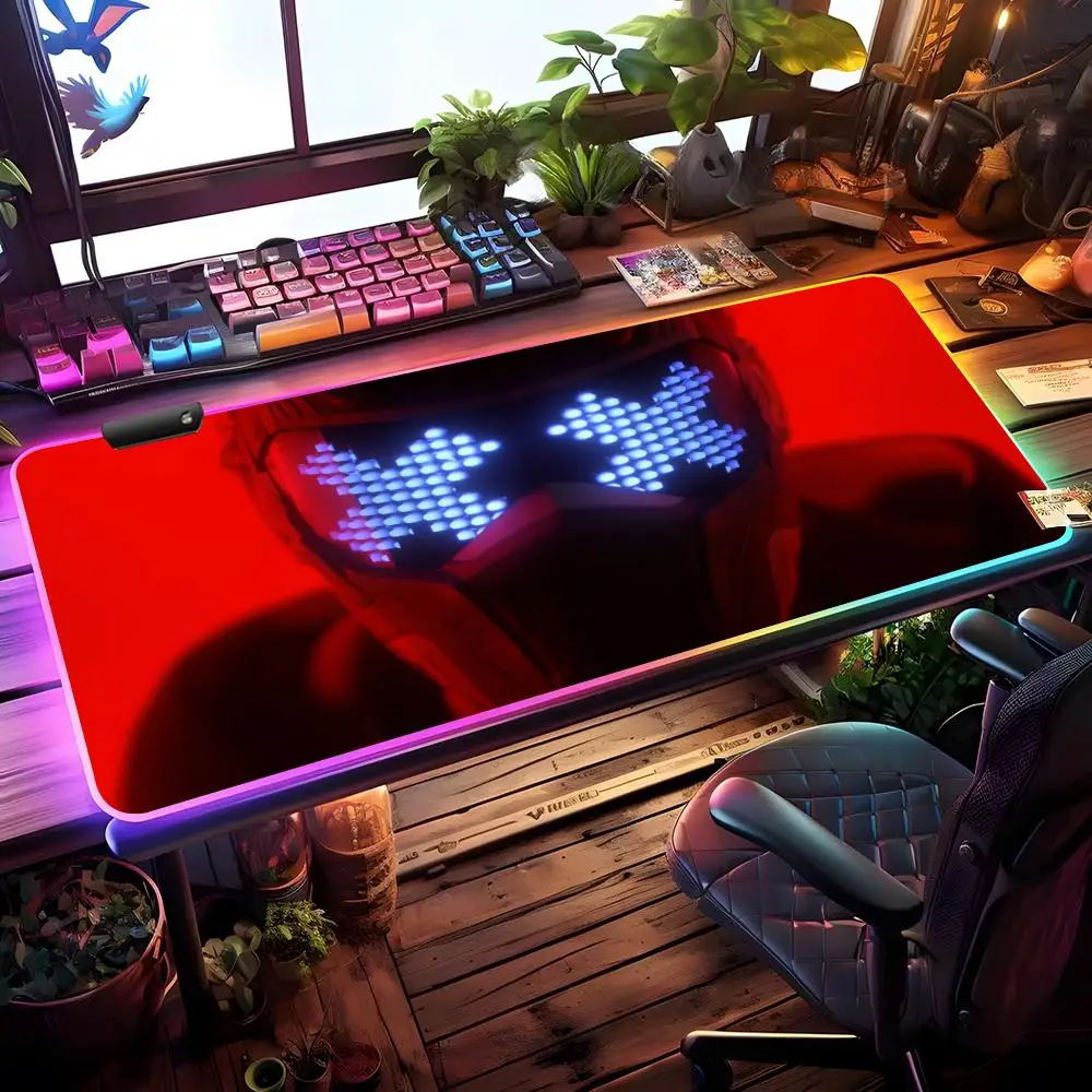 

Game The Finals Mouse Pad RGB Gaming Mouse Pad Desk Mat HD Gamer Large LED Light XXL MousePads