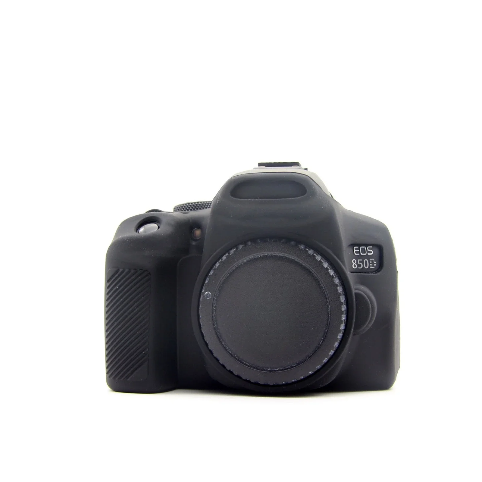 لكاميرا Canon EOS 850D الغطاء الواقي غطاء سيليكون حقيبة الكاميرا + طبقة رقيقة واقية LCD من الزجاج المقسى